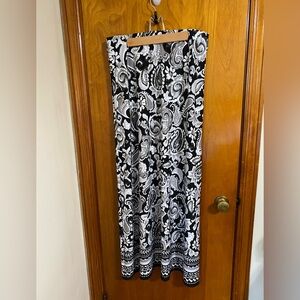 NWT CECE womens strapless paisley strapless dress M